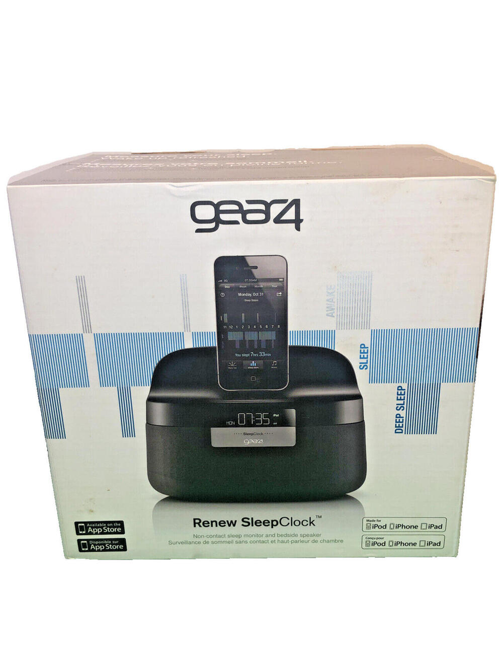 Gear4 ReNew SleepClock Sleep Monitoring System - PG537US